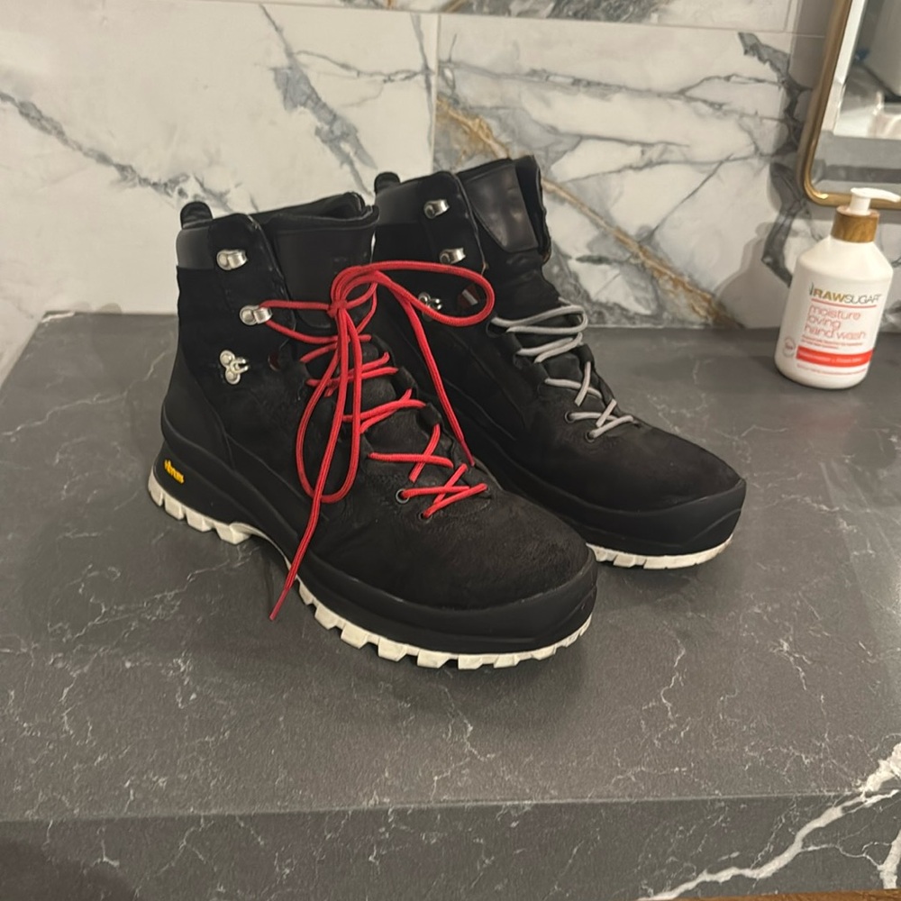Frye Korver Alpine Lace Up Vibram black suede Hiking Boot Size Men’s 12 new